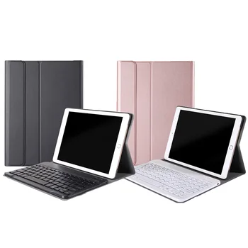 

Besegad Fashion Detachable PU Leather Backlit Bluetooth Wireless Keyboard Case Cover for Apple iPad 10.2 Tablet Accessories
