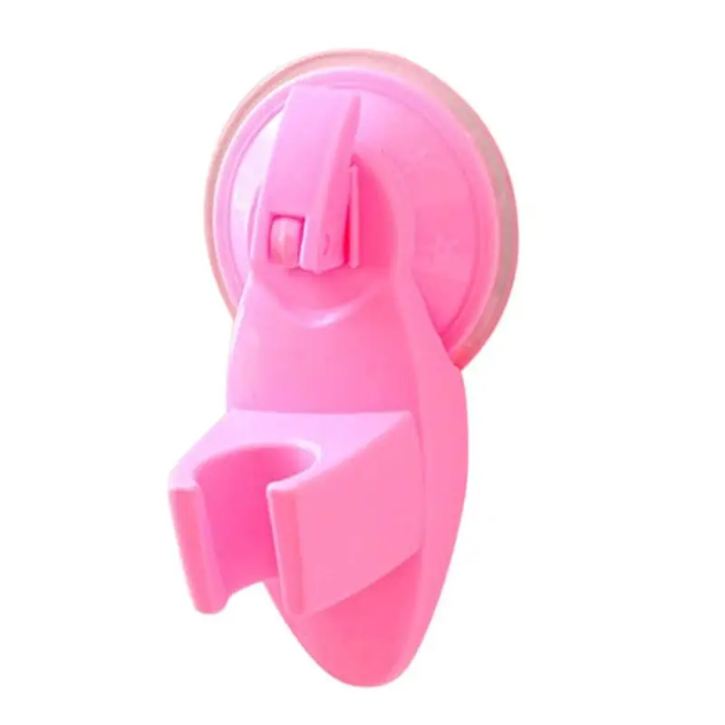 Присоска Тип ванной держатель спринклера для душа Поддержка кронштейн для душа с переключателем Монтажная насадка стойка всасывание сиденье гаджеты для ванной комнаты - Цвет: Розовый