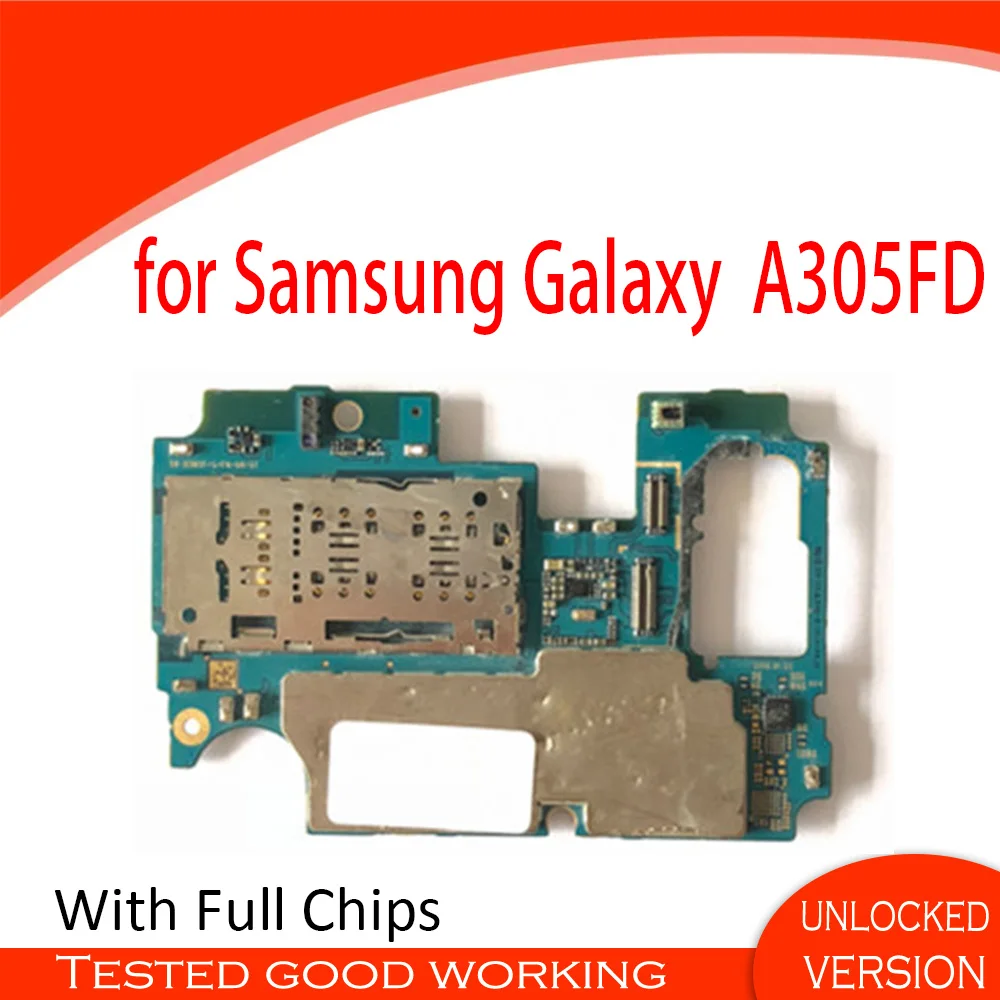 Full Working For Samsung Galaxy A30 A305FD Motherboard Logic Board Mainboard With chips | Мобильные телефоны и аксессуары