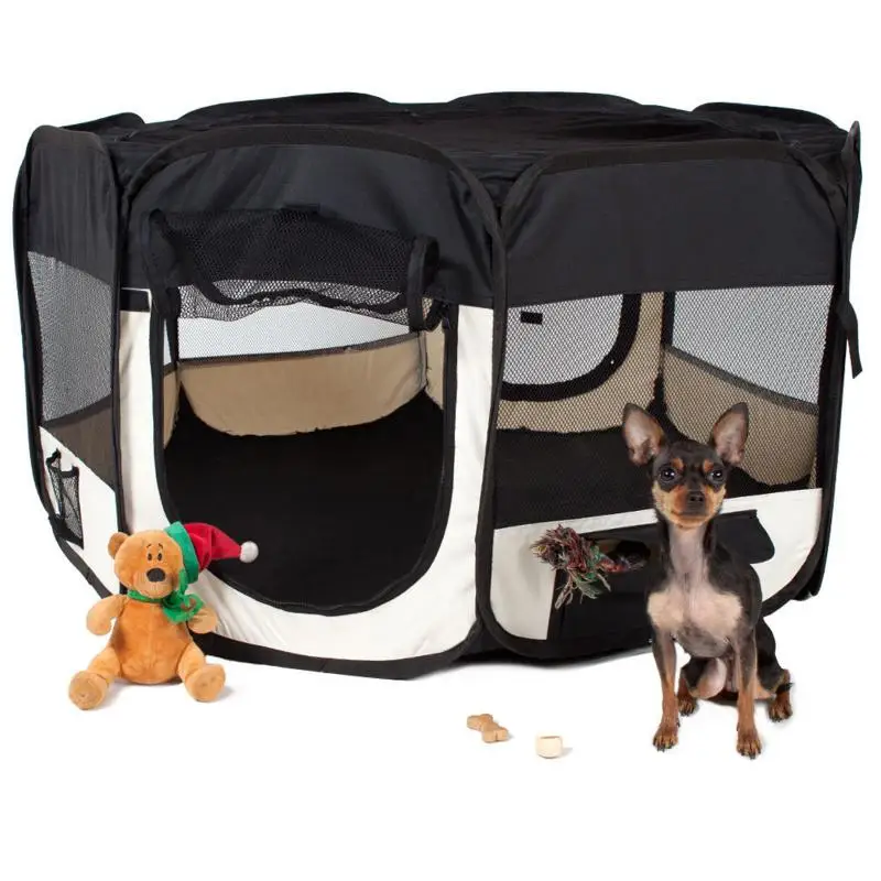 

Pet House Tent Foldable Extra-large Space Tent Bed Playpen for Pet Puppy Dogs Cats Waterproof Exercise House Kennel