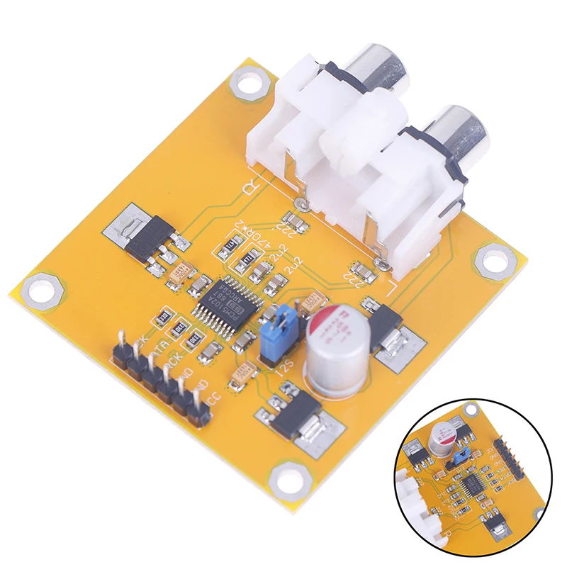 1 шт. PCM5102 DAC декодер ies плеер собранная плата 32 бит 384K за ES9023 PCM1794