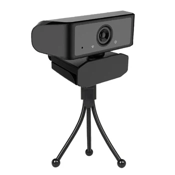 

Web Camera With Microphone USB2.0 Rotatable Universal For Computer Live Broadcast Portable Plug And Play Laptop 1080P HD Meeting