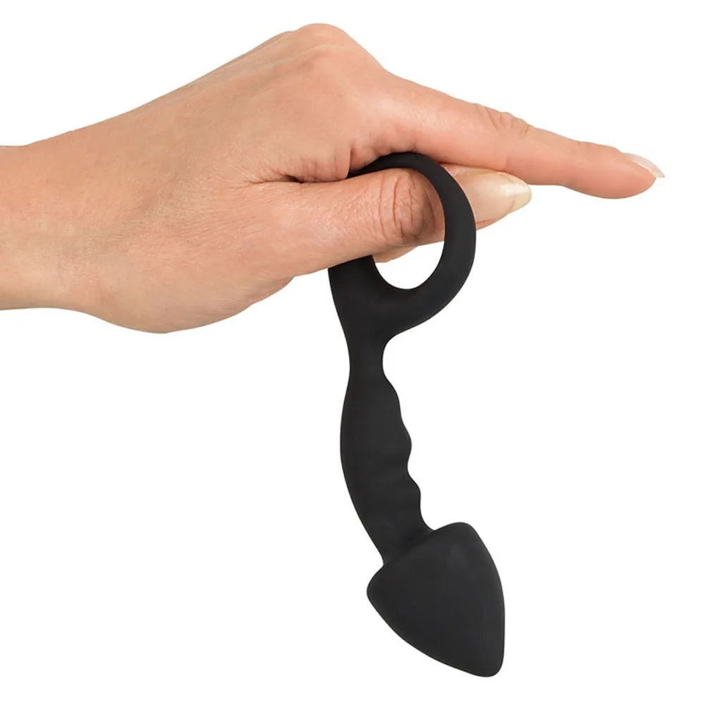 1 X Anal Plug Medical silicone Sex Toys Beads Anal Chain Plug Play Pull Ring Ball Men Women Adults Sex Toys L0920