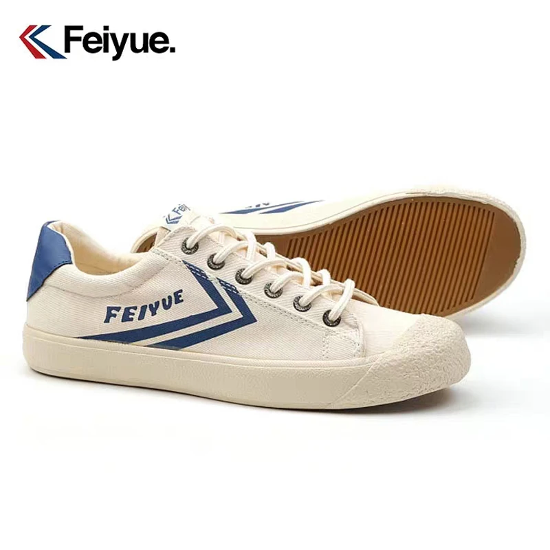 

Chinese Freestyle White Blue Feiyue Shoes Soft Sneakers Breathable Casual Martial Arts Sippers Sports Shoes KungFu Unisex Shoes