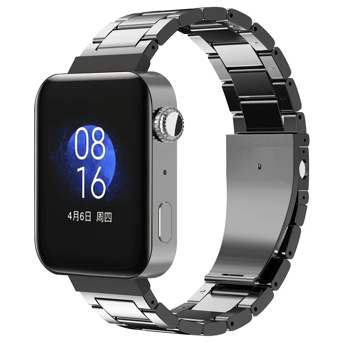 

For Xiaomi Smart Mi Watch Stainless Steel Watch Bands Compatible with Xiaomi Smart Watch Straps Miui Wristwatch Straps Bands