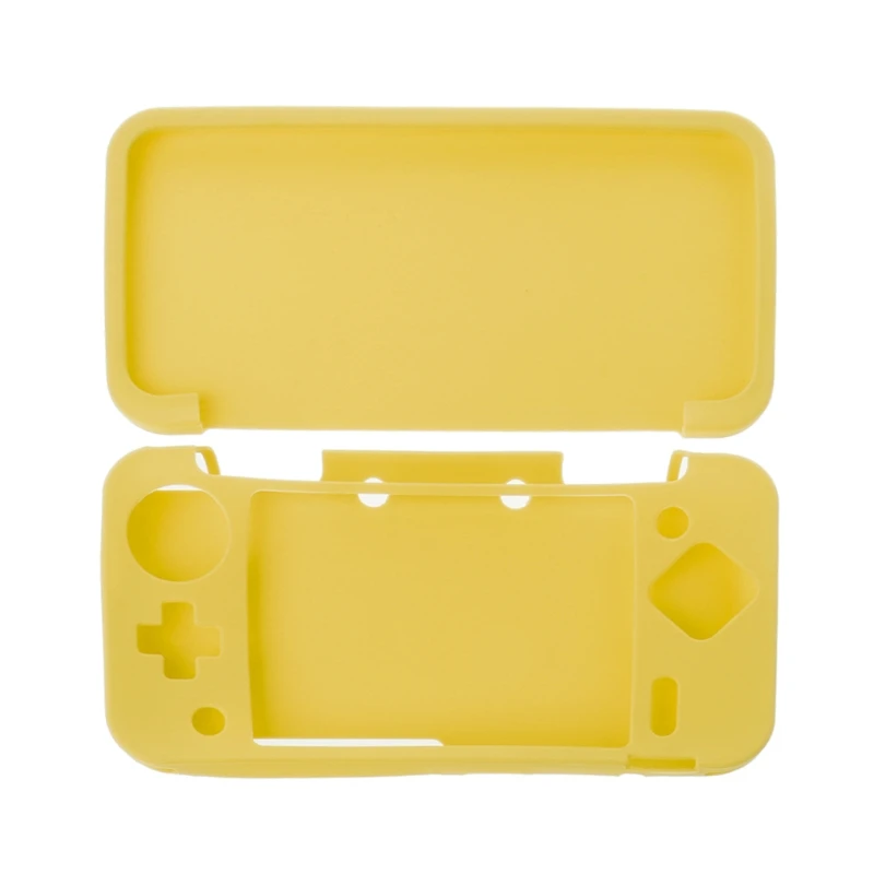 Anti-sli Silicone Protective Skin Case Cover for Nintendo Nintend 2DS XL LL 2DSXL 2DSLL - Цвет: Цвет: желтый