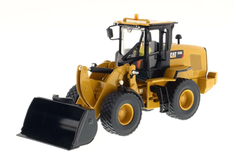 DM Caterpillar 1/50 Scale Cat 938K Wheel Loader with Interchangeable Work Tools - High Line Series 85228 By Diecast Masters