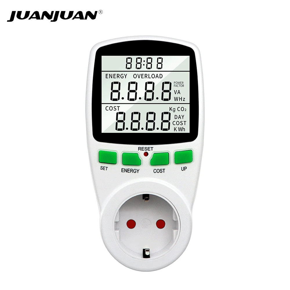 Electricity Power Meter Wattmeter Socket Outlet Analyzer Kwh Energy WattMeter FR US UK AU BR | Инструменты