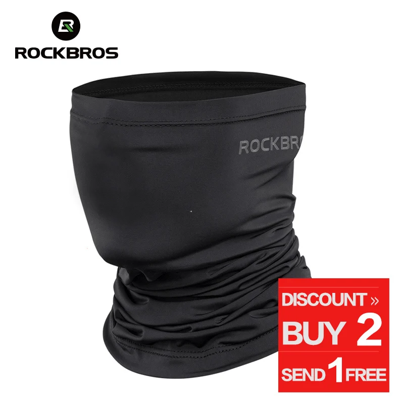 ROCKBROS Summer Sun Protection Cycling Headwear Women Scarves Bandana Men Absorb Sweat Breathable Scarf Running Cycling Neck Bib