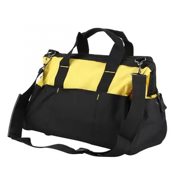 

Oxford Fabric Tools Bag with Handle Shoulder Strap for Electrician Plumber Repairman Multi-function Men Handbags Large Capacity