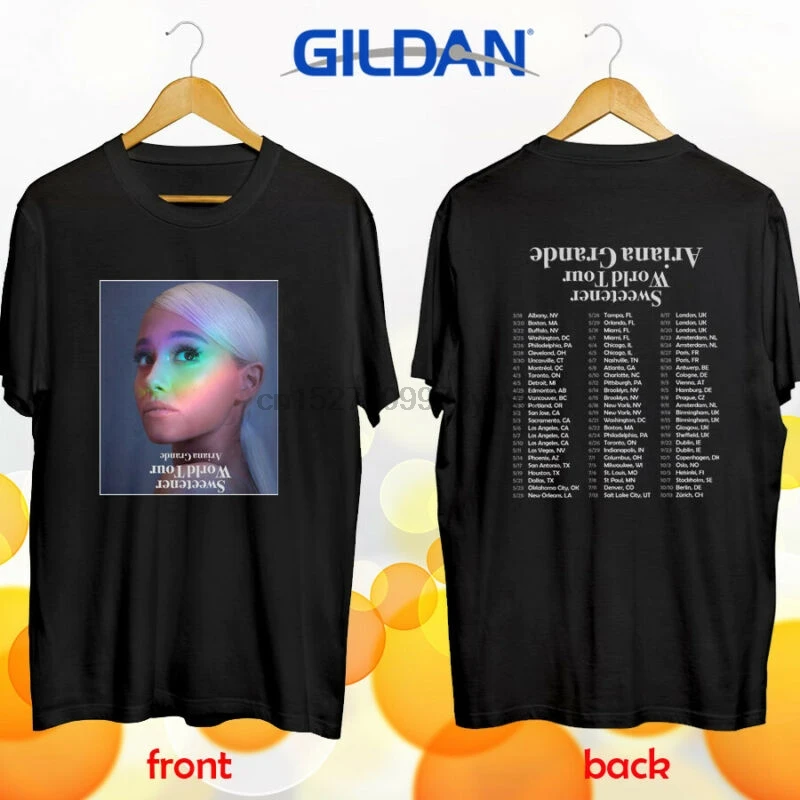 Футболка Ariana Grande Sweetener world tour concert 2019 | TKP03 Мужская одежда