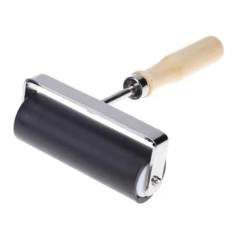 

10CM Rubber Non-Stick Pottery Rolling Pin Clay Sculpture Rolling Tool Modelling Roller Pin Stamping Brayer Art Clay Tools Craft