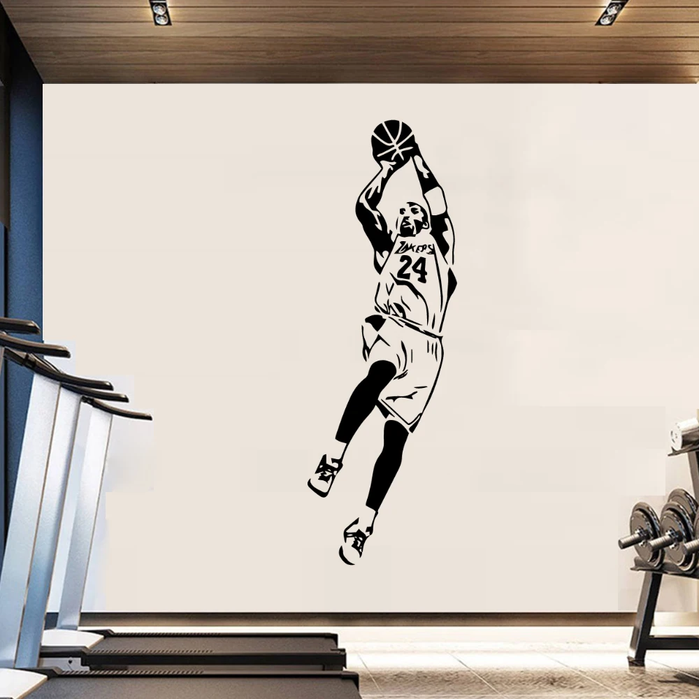 Free shipping Kobe Bryant basketball player Home Decor Vinyl Wall Stickers Pvc Wall Decals Decor Wall Decals Free shipping Kobe Bryant basketball player Home Decor Vinyl Wall Stickers Pvc Wall Decals Decor Wall Decals