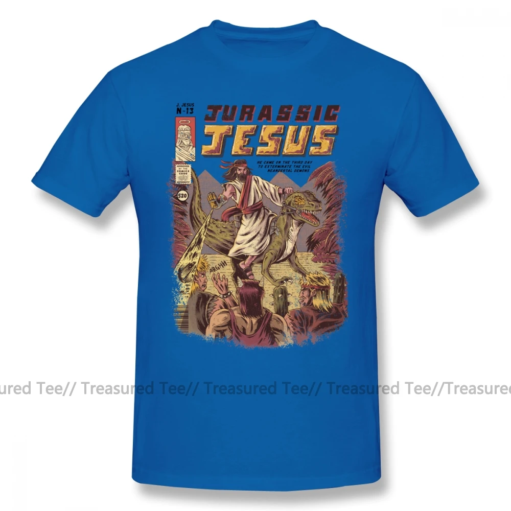 Футболка Jesus JURASSIC, футболка Jesus, Теплый черный пуловер, футболка, мужская, XXL, повседневная, хлопковая, уличная, длинная, футболки - Цвет: Blue