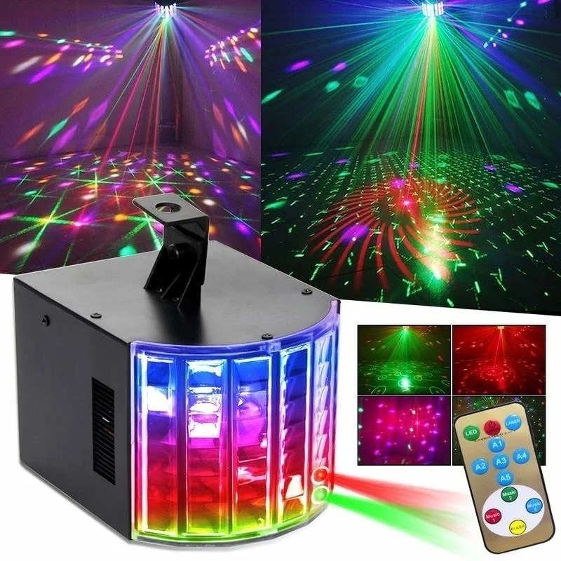 Обновленный светодиодный диско светильник RGB для дискотеки праздничное