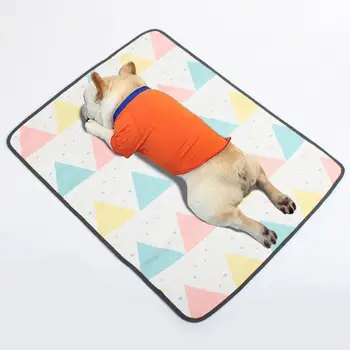 

Pets Summer Animals Print Anti Scratch Cooling Pad Ice Silk Mat Sleeping Cushion