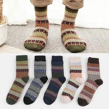 

Long Crew Socks for Men's Cotton Hip Hop Socks Man Meias Mens Colorful Funny Long Sock Calcetines Soft Cotton Breathable