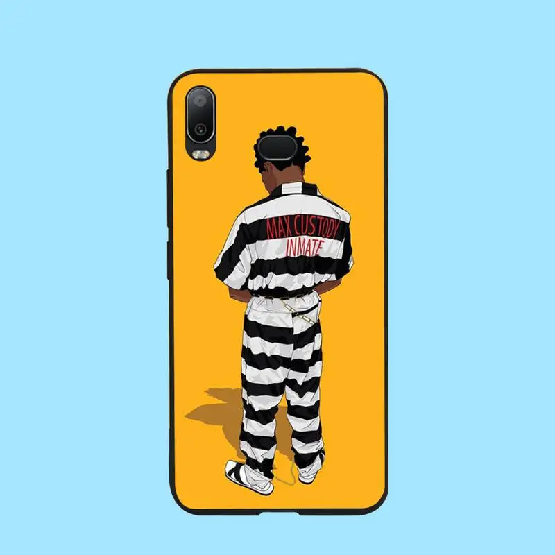 CUTEWANAN Kodak Black Rapper Black TPU Soft Rubber Phone Cover For Samsung A10 A20 A30 A40 A50 A70 A71 A51 A6 A8 2018