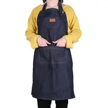 Кухонный Фартук инструменты джинсовый карман для выпечки повара Регулируемая прочная Бытовая подвесная Шея
