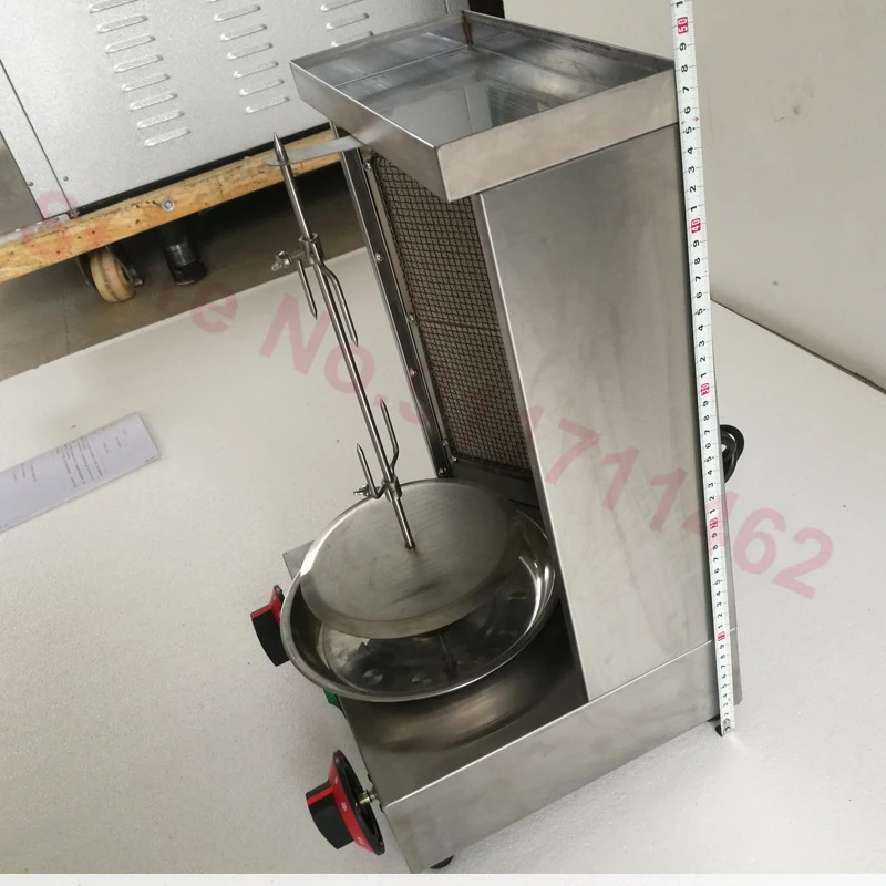 Electric/LPG Gas Doner Kebab Machine Shawarma Roasters Vertical Grill Stainless Steel Rotisserie 5