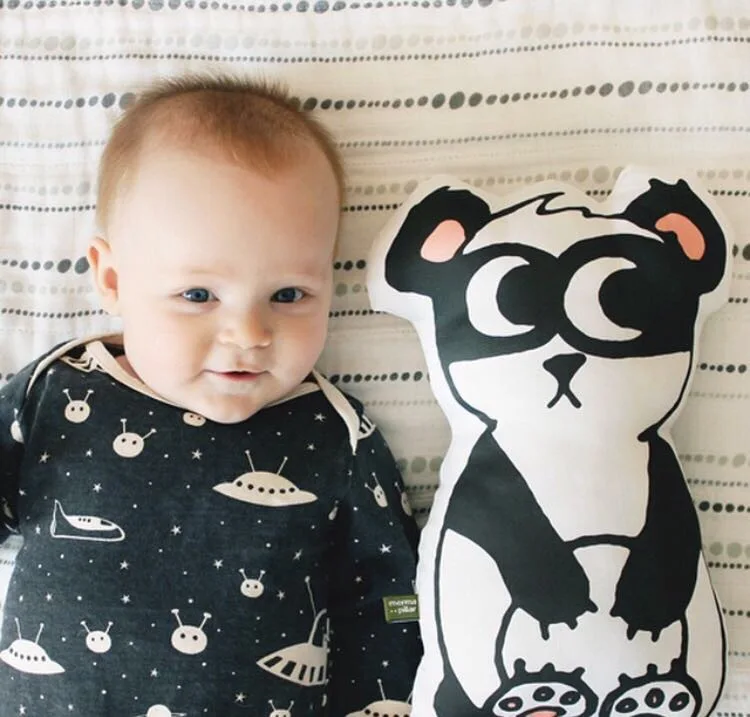 

Fermliving Celebrity Style INS Mr. Bear Robot Pillow Cotton Instability in Children Northern European-Style Cute Little Bear