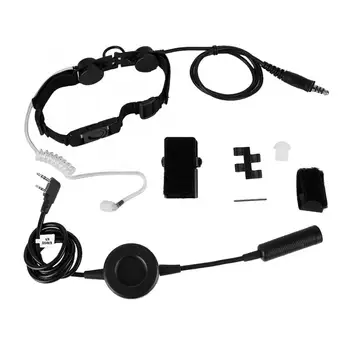 

Z Tactic Throat Mic Z003 Headphones with Waterproof PTT for UV-5R UV-B5 B6 hot