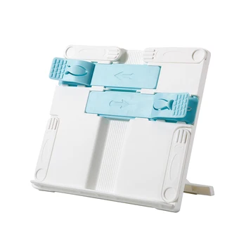 

Home Office Document Holder Reading Rest Kitchen Cookbook Page Paper Clips Study Lightweight Desktop Adjustable Angle Book Stand