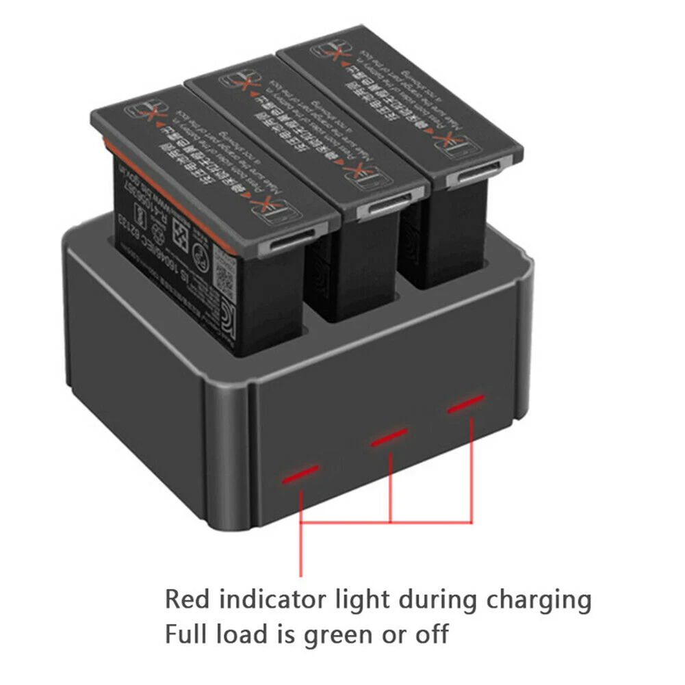 3 в 1, зарядка, прочный аккумулятор, зарядное устройство, Интеллектуальный Быстрый концентратор, мульти интерфейс, для улицы, портативная Спортивная камера для DJI Osmo Action