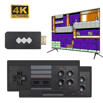 

USB Wireless Handheld TV Video Game Console Build In 568 Classic 8 Bit Game mini Console Dual Gamepad HDMI Output