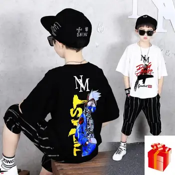 

Meanbear Children's Sets Boy Clothes 10 12 Year Kid Cartoon Valentines Day Outfit Kaiya Angel Clothes White Fashion Sport Suit