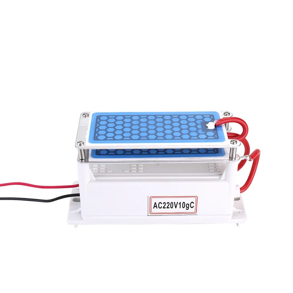 

Portable 10g/h Ceramic Ozone Generator Double Integrated Plate Ozonizer Water Air Purifier For Chemical Factory