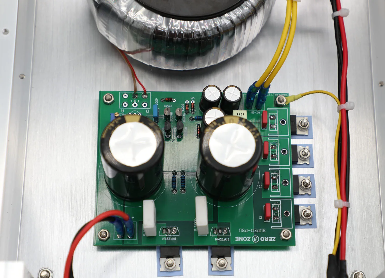 100W ZERO-ZONE SUPER Linear Power Supply For Audio DC5V 7V 9V 12V 14V 15V 16V 18V 19V 20V 24V 28V 32V 5