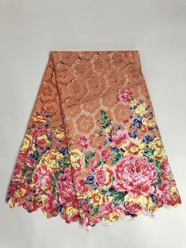 

Nigerian laces Fabric 2019 African Cord Laces Fabrics High Quality Guipure Cord Lace Fabric For Wedding Dress R1925