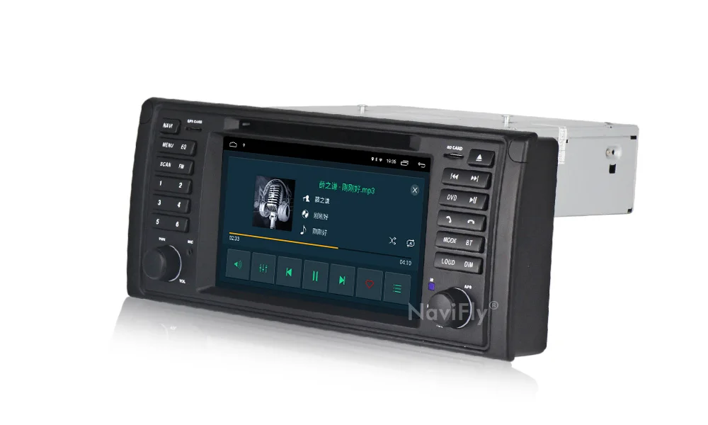 Cheap NaviFly Android 9.1 GPS multimedia player for BMW X5 E53 1999-2005 2006 E39 1995 1996 1997-2003 Car radio BT AM Quad core 2+32G 22