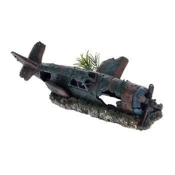 

BARBUS mainsail aquarium décor Plane, 26 x 13 x 7 cm, BARBUS, Decor 045