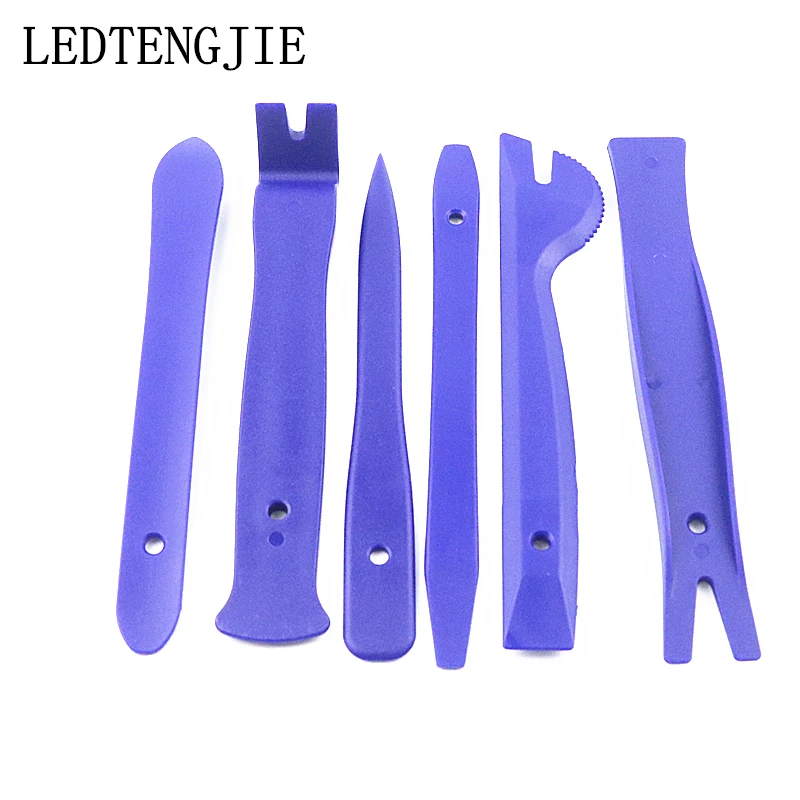 

6pcs Car Repair Tool Kit ABS Plastic Auto Car Radio Panel Interior Door Clip Panel Trim Dashboard Removal Opening Tool Set