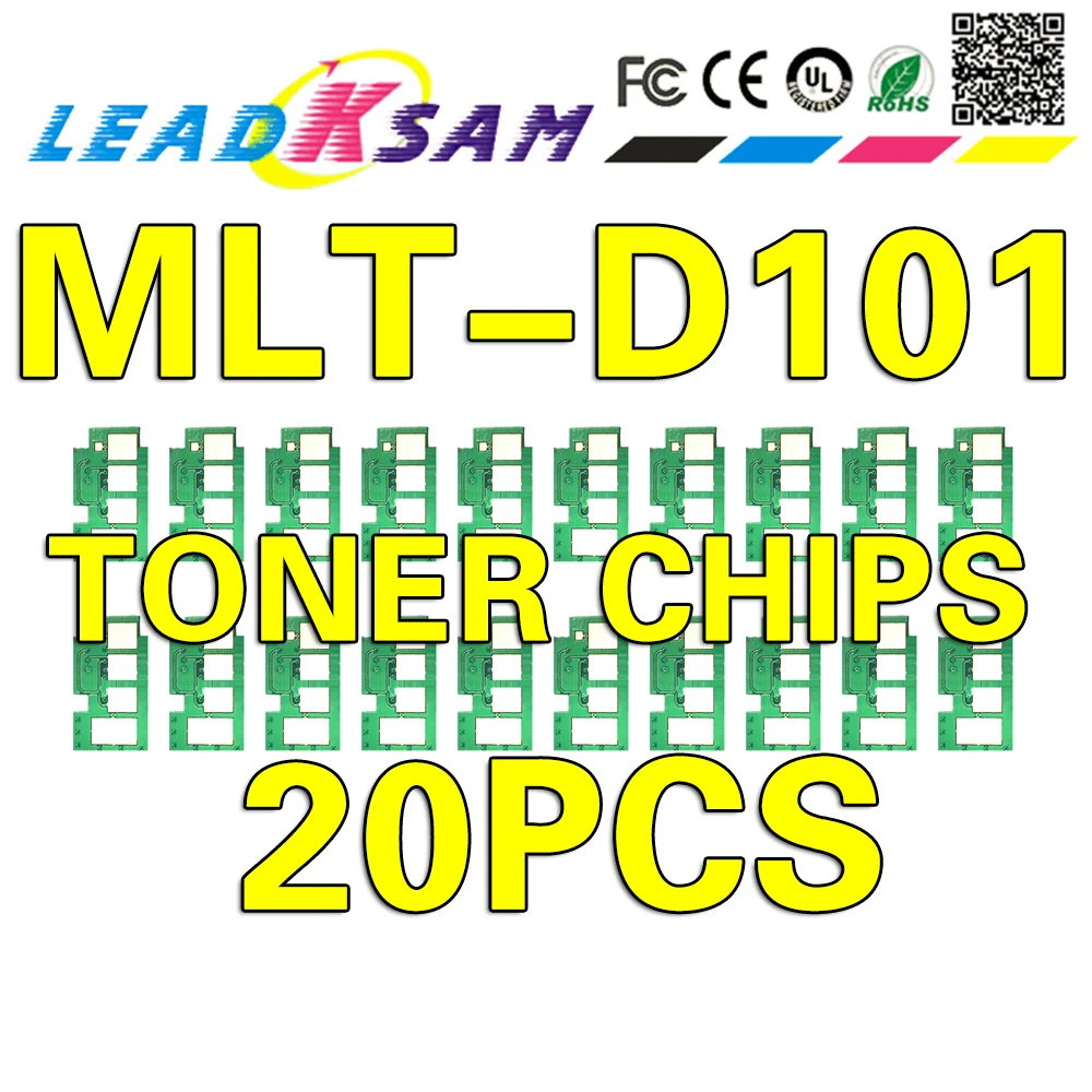 20 шт. чип 101S совместимый с Samsung MLT-D101S chip 101ML-2160 2165 SCX3400 3405 3400F 3405W 101 тонер-картриджа |