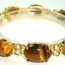 Красивые ювелирные изделия GB тигровый глаз браслет 7,5 дюймов AAA Стиль Fine jewe благородный натуральный камень