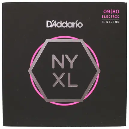 D'Addario 7 струны/8 струны NYXL с никелевой обмоткой Электрогитары набор струн