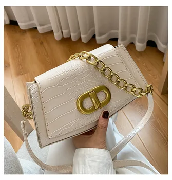 

Crocodile Pattern Crossbody Bags For Women 2020 Small Pu Leather Purses and Handbags New Designer Ladies Shoulder Messenger Bag