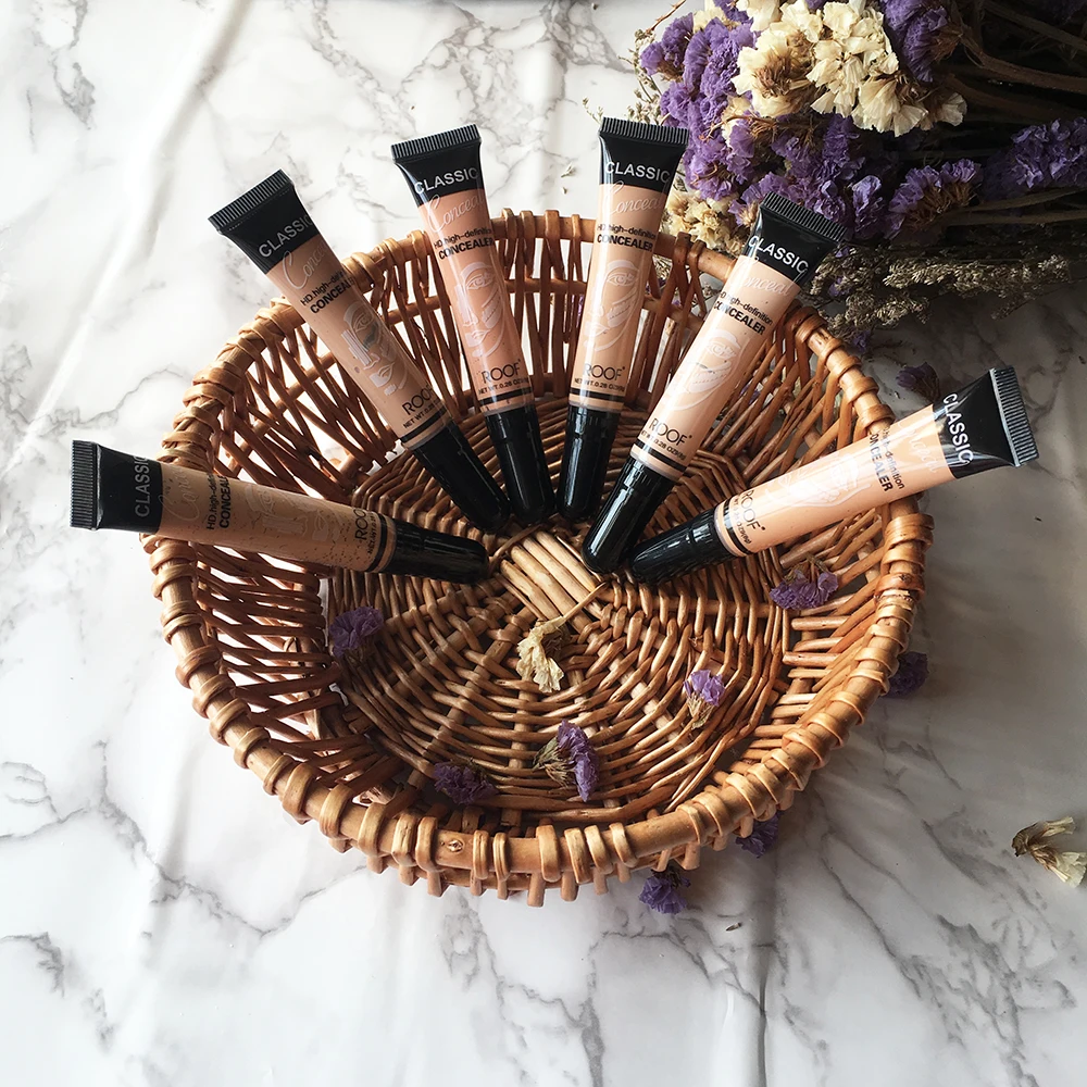 

Concealer Face Stick Concealing Brightening 6 colors Water-proof Oil Control Anti-wrinkle Whitening Natural Powder Pressed