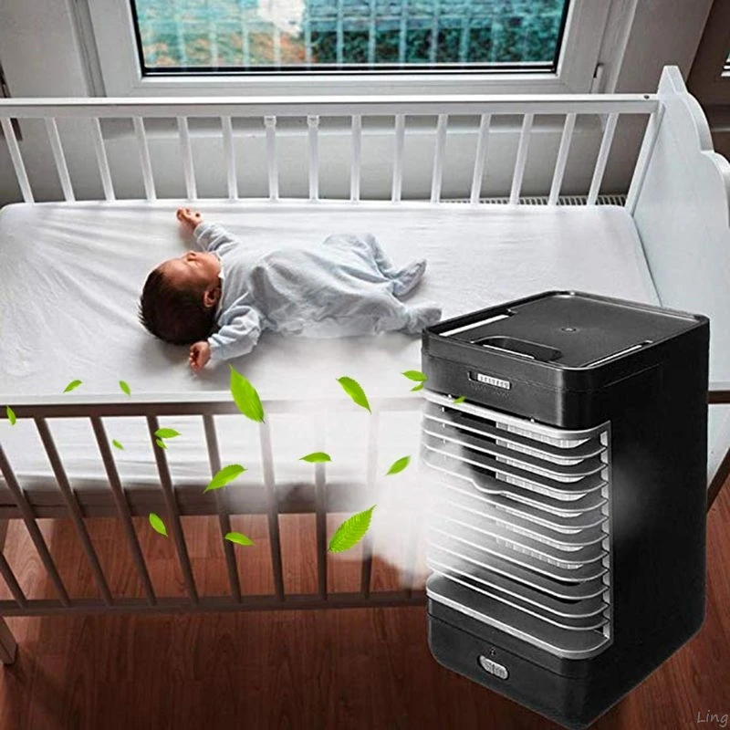  3 In 1 Mini USB Portable Air Conditioner Conditioning Humidifier Purifier Air Cooler Personal Space
