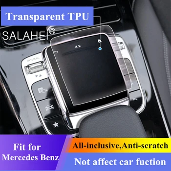 

TPU Center Control Mouse Handwriting Protect Cover Film For Mercedes Benz A Class A180 W177 A200 A220 GLE350 2020 GLB GLS EQC
