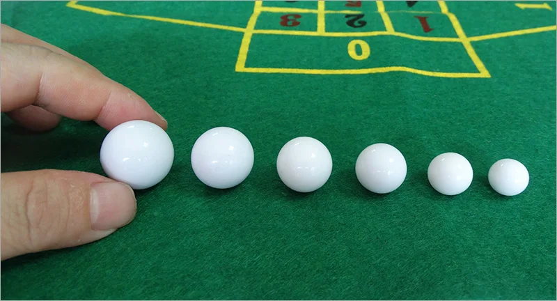 3 шт./лот акриловая рулетка мяч для рулетки игры казино 6 размеров 12mm 14mm 16mm 18mm 20mm
