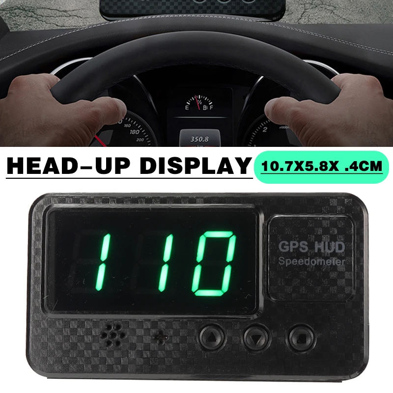 

3 Inch Universal Car GPS Over-Speed Alarm Speedometer Portable Durable Cars Digital Head-up Display With Bracket USB Cable