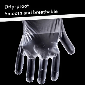 

200pcs Gloves Large Multifunctional Disposable Household Foof Gloves Gloves For Restaurant Home Hotel