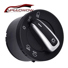 SPEEDWOW faros interruptor de la lámpara mando para VW Golf 6 GTI Mk5 Mk6 Jetta 5 6 Passat B6 Touran Tiguan OEM 5ND 941 43 5ND941531A