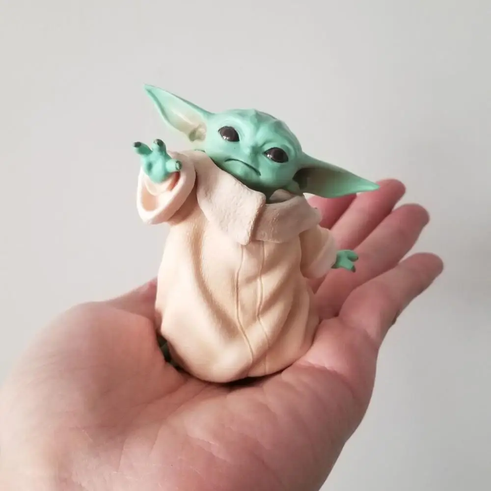 Kawaii Baby Yoda Grogu экшн фигурки куклы Коллекция игрушек милые игрушки подарки на день