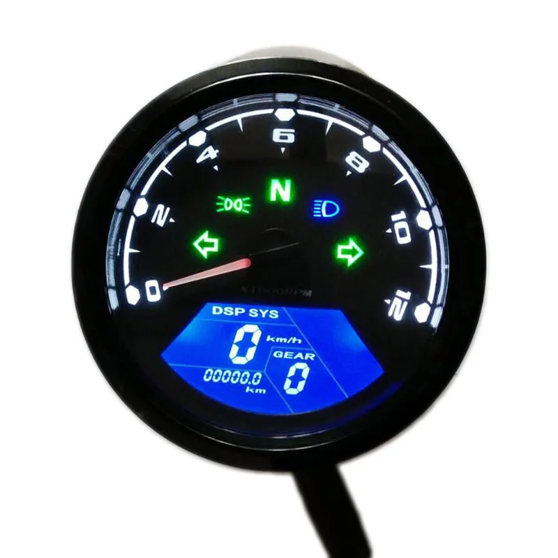 

Motorcycle Lcd Meter Odometer Tachometer Speedometer Low Oil Alarm Lcd Oil Meter
