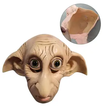 

Dobby Elfin Mask Realistic Appearance Cosplay Dobby Latex Mask Halloween Headwear Carnival Costume Props For Various Festivals